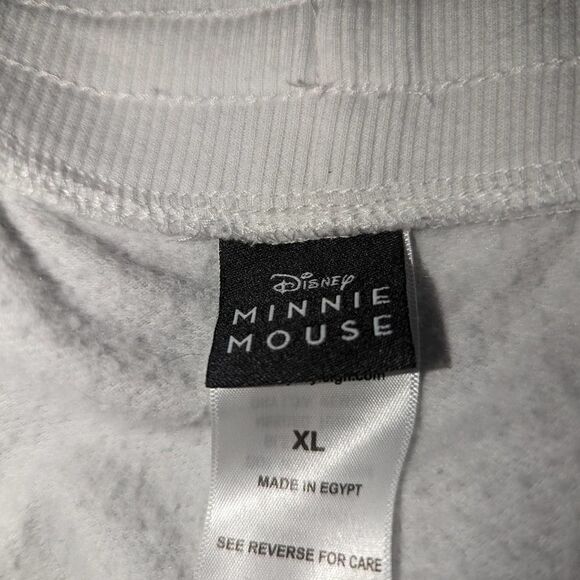 Disney White Minnie Mouse Sweatpants - Picture 7 of 8